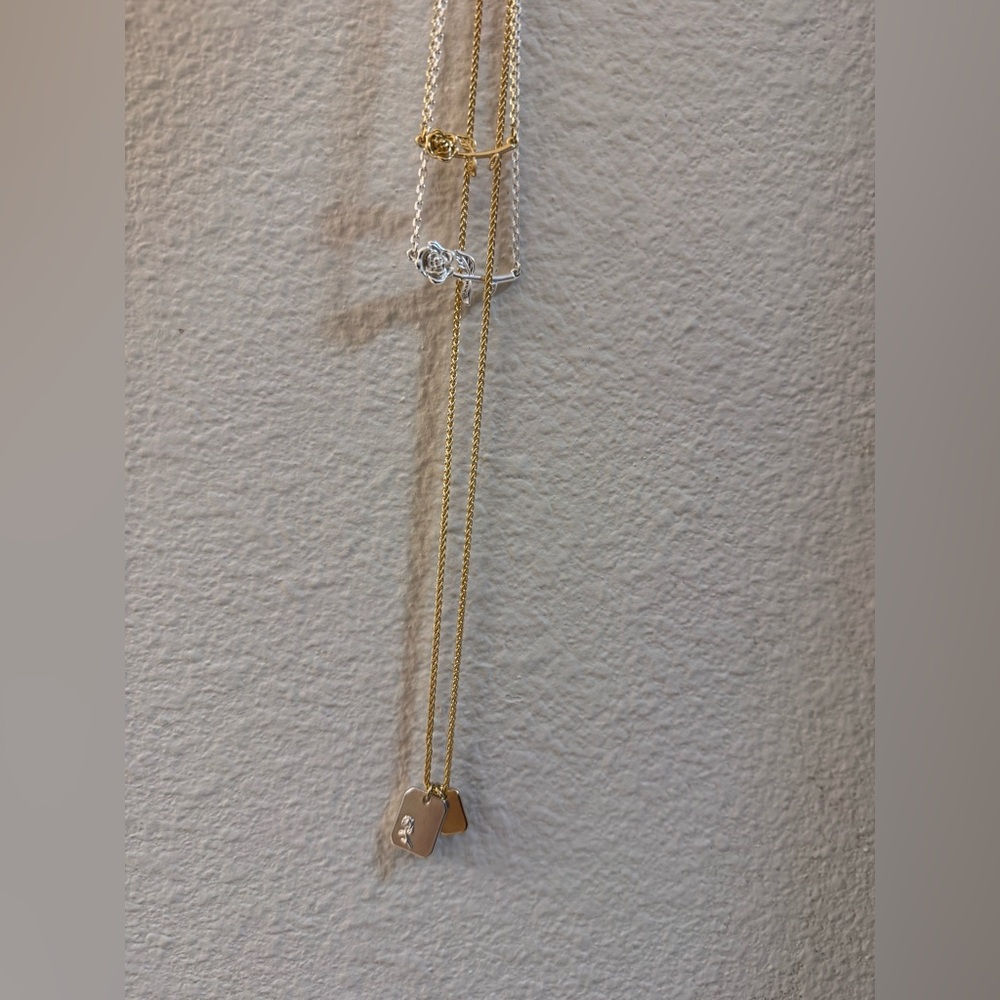 Lucky Brand Two Tone Layer Necklace - Picture 4 of 6